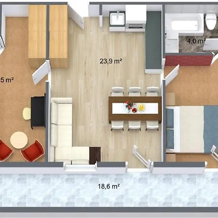 Apartmán Appartementhaus Seehof Kirchberg in Tirol