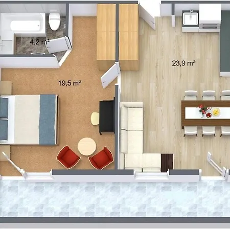 Apartmán Appartementhaus Seehof Kirchberg in Tirol